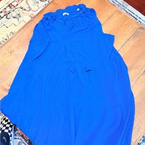 Vibrant Blue Sleeveless Dress - never worn